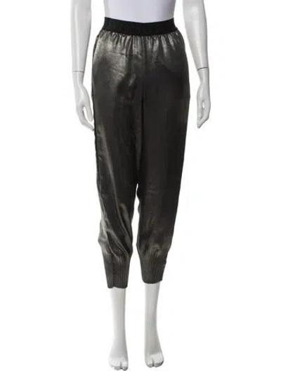 Pre-owned Allsaints Straight Leg Pants In Black