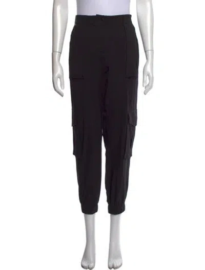 Pre-owned Allsaints Straight Leg Pants In Black