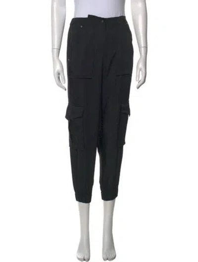Pre-owned Allsaints Straight Leg Pants In Black