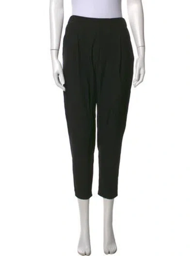 Pre-owned Allsaints Straight Leg Pants In Black