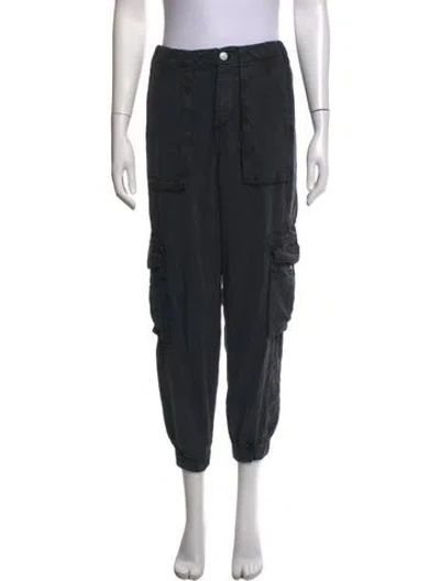 Pre-owned Allsaints Straight Leg Pants In Black