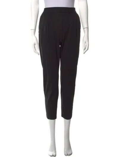 Pre-owned Allsaints Straight Leg Pants In Black