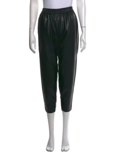 Pre-owned Allsaints Straight Leg Pants In Black