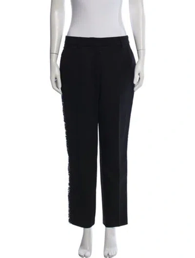 Pre-owned Allsaints Straight Leg Pants In Black