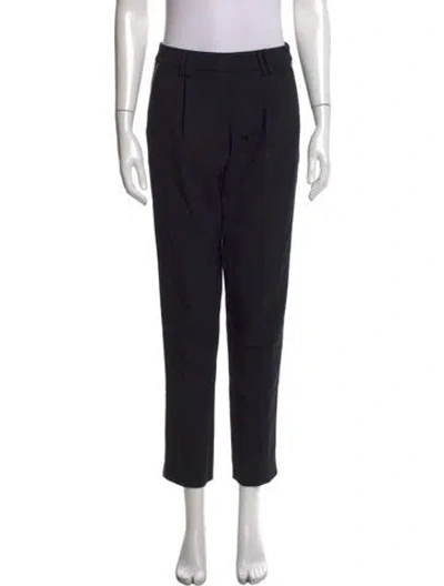 Pre-owned Allsaints Straight Leg Pants In Black