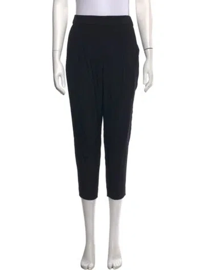 Pre-owned Allsaints Straight Leg Pants In Black