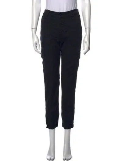 Pre-owned Allsaints Straight Leg Pants In Black