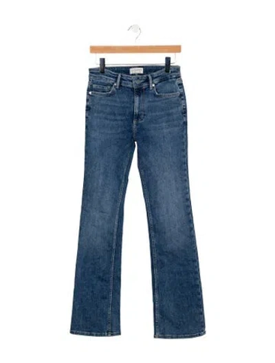Pre-owned Allsaints Straight Leg Pants In Blue