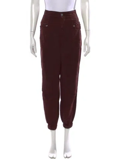 Pre-owned Allsaints Straight Leg Pants In Brown