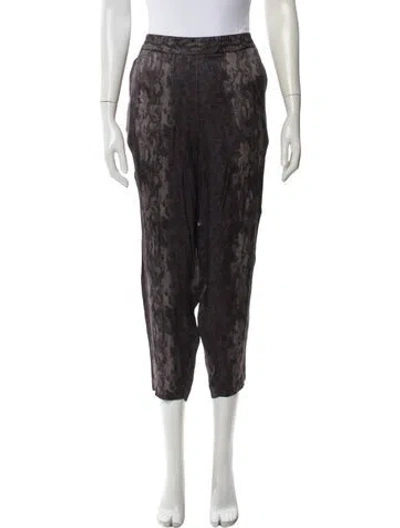 Pre-owned Allsaints Straight Leg Pants In Gray