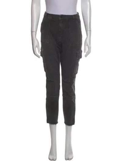 Pre-owned Allsaints Straight Leg Pants In Gray
