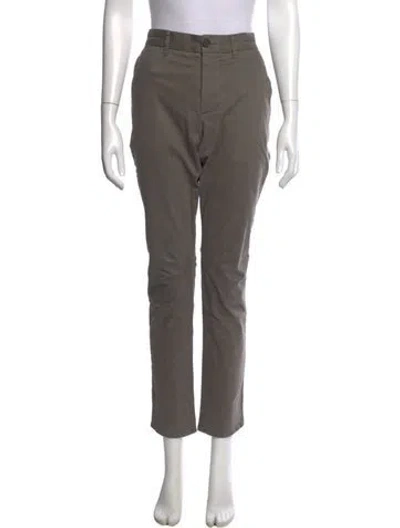 Pre-owned Allsaints Straight Leg Pants In Gray