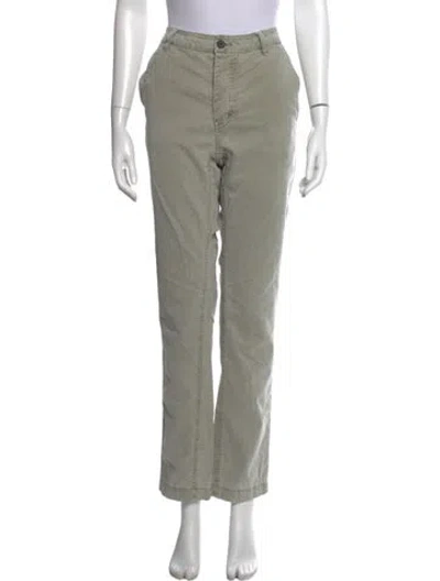 Pre-owned Allsaints Straight Leg Pants In Green