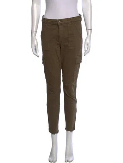 Pre-owned Allsaints Straight Leg Pants In Green