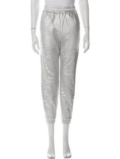 Pre-owned Allsaints Straight Leg Pants In Grey