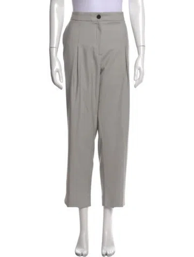 Pre-owned Allsaints Straight Leg Pants In Grey