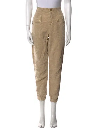 Pre-owned Allsaints Straight Leg Pants In Neutral