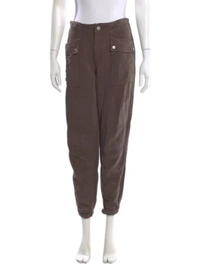 Pre-owned Allsaints Straight Leg Pants In Neutral