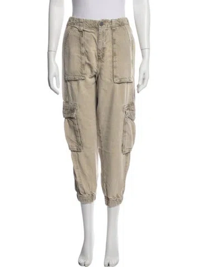 Pre-owned Allsaints Straight Leg Pants In Neutrals