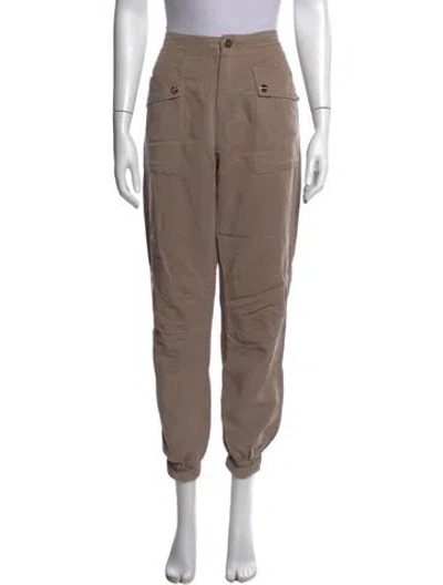 Pre-owned Allsaints Straight Leg Pants In Neutrals