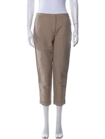 Pre-owned Allsaints Straight Leg Pants In Neutrals