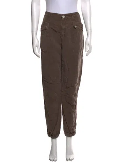 Pre-owned Allsaints Straight Leg Pants In Neutrals