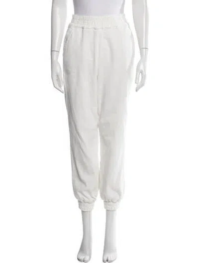 Pre-owned Allsaints Straight Leg Pants In White