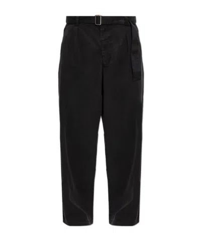 Allsaints Straight-leg Casual Trousers In Black