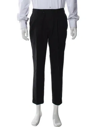 Pre-owned Allsaints Straight-leg Jeans In Black