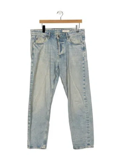 Pre-owned Allsaints Straight-leg Jeans In Blue
