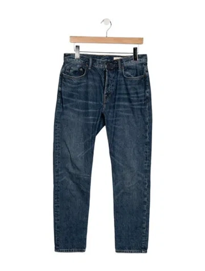 Pre-owned Allsaints Straight-leg Jeans In Blue