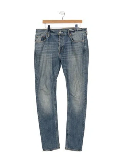 Pre-owned Allsaints Straight-leg Jeans In Blue