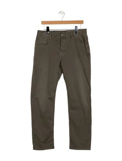 Pre-owned Allsaints Straight-leg Jeans In Gray