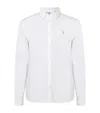 Allsaints Lovell Cotton Slim Fit Button Down Shirt In White