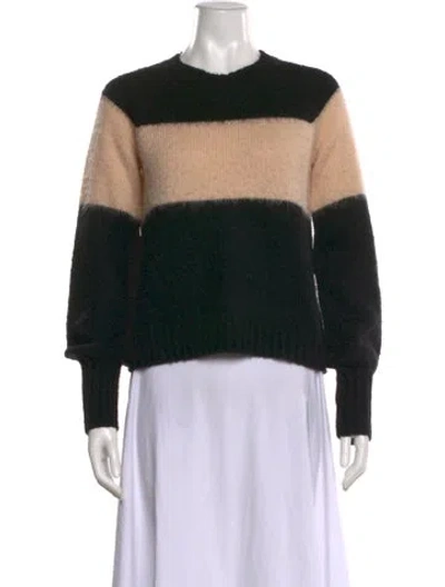 Pre-owned Allsaints Striped Crew Neck Sweater