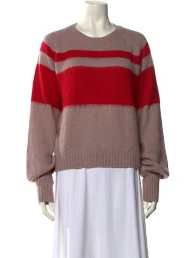 Pre-owned Allsaints Striped Crew Neck Sweater In Multi