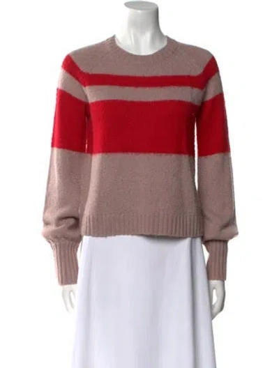 Pre-owned Allsaints Striped Crew Neck Sweater In Multi