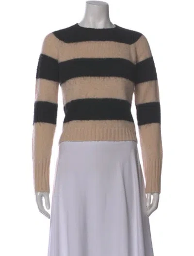 Pre-owned Allsaints Striped Crew Neck Sweater In Multi