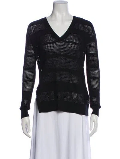 Pre-owned Allsaints Striped Jacket In Black