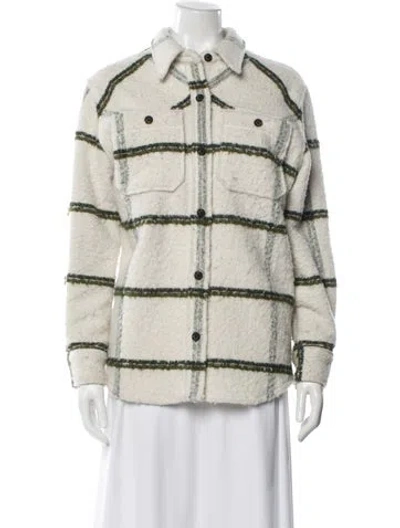 Pre-owned Allsaints Striped Sweater In Neutral