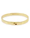 Allsaints Stud Bangle Bracelet In Gold