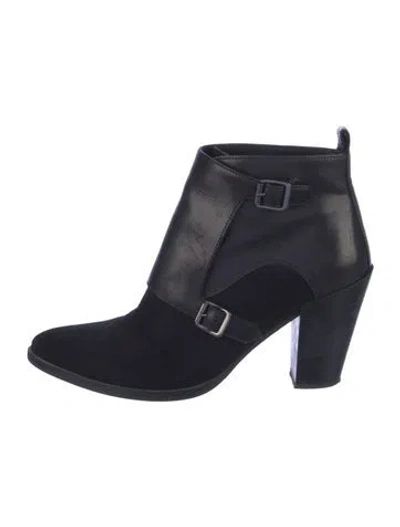 Pre-owned Allsaints Suede Boots In Blue