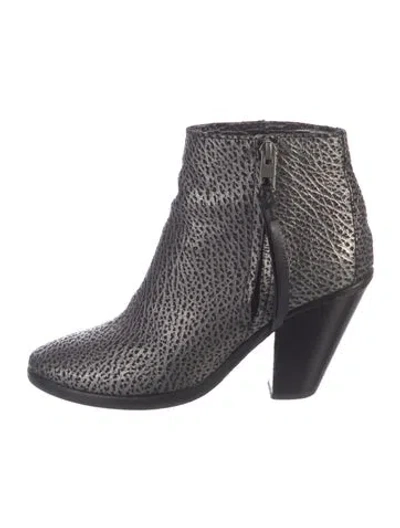 Pre-owned Allsaints Suede Boots In Gray