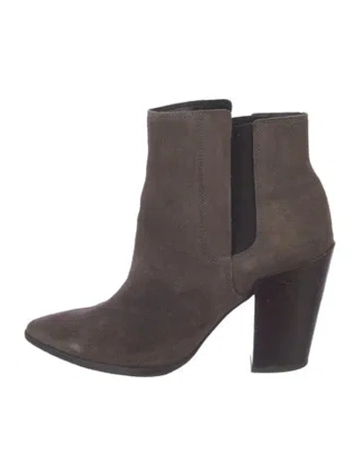 Pre-owned Allsaints Suede Chelsea Boots In Brown