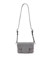 Shop Allsaints Suede Jupiter Cross-body Bag In Blue