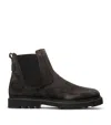 Allsaints Suede Leather Skiff Chelsea Boots In Gray