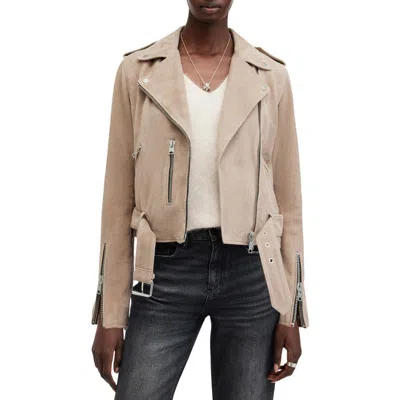 ALLSAINTS ALLSAINTS SUEDE MOTO JACKET