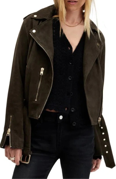 ALLSAINTS ALLSAINTS SUEDE MOTO JACKET