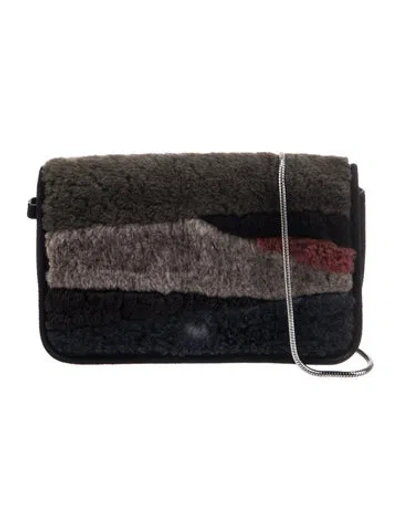 Pre-owned Allsaints Suede Portfolio In Black