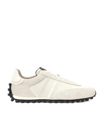 Allsaints Suede Robin Sneakers In Neutral